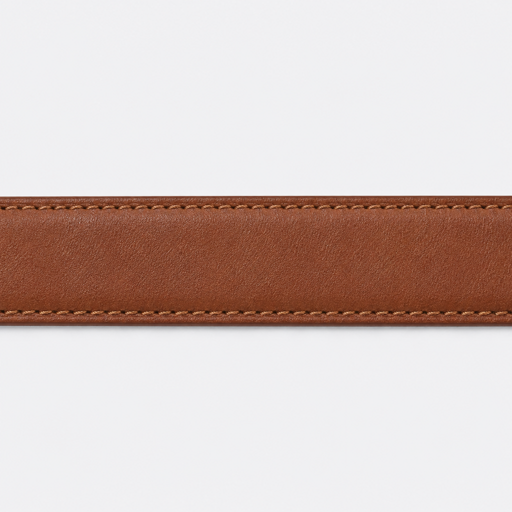 Ceinture Cuir Femme Marron Fine
