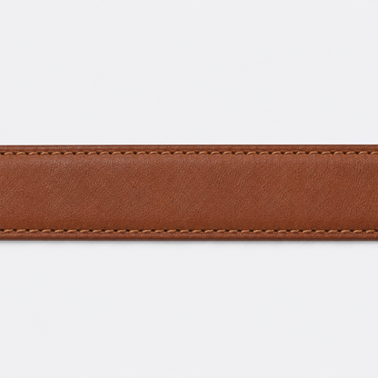 Ceinture Cuir Femme Marron Fine
