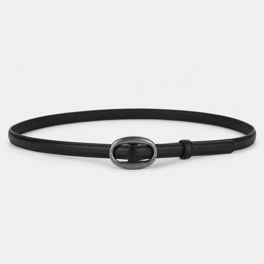 Ceinture Cuir Noire Femme Fine