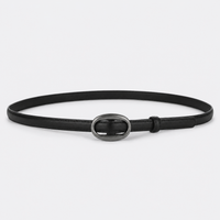 Ceinture Cuir Noire Femme Fine