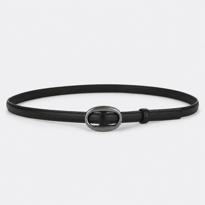 Ceinture Cuir Noire Femme Fine