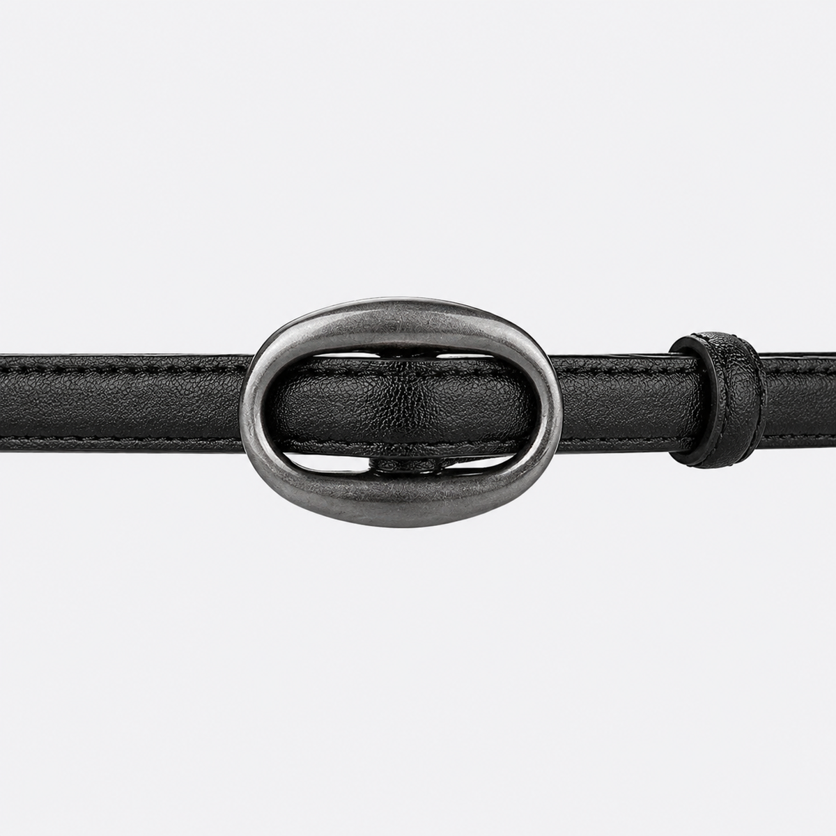 Ceinture Cuir Noire Femme Fine