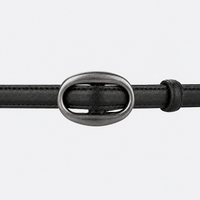 Ceinture Cuir Noire Femme Fine
