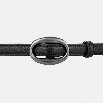 Ceinture Cuir Noire Femme Fine