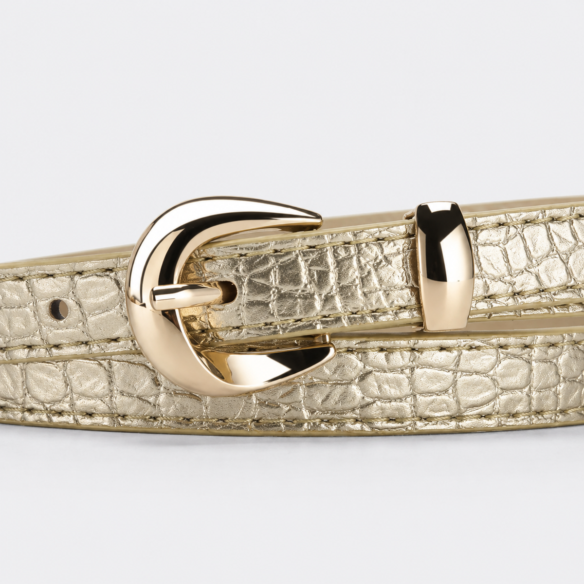 Ceinture Femme Dorée Fine
