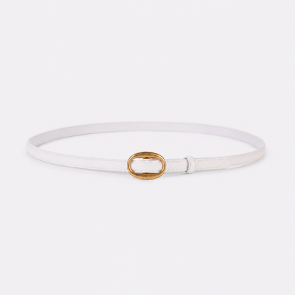 Ceinture Blanche Femme En Cuir