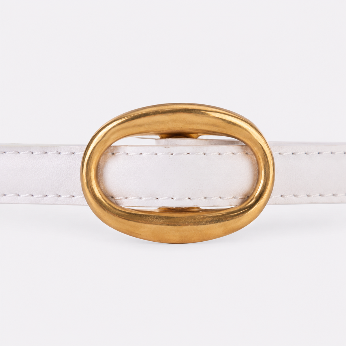 Ceinture Blanche Femme En Cuir
