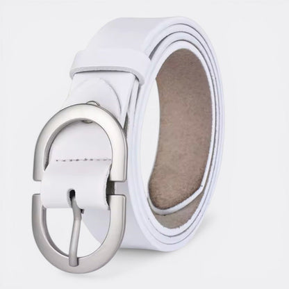 Belle Ceinture Homme Cuir - Blanc 100cm | Le monde de la ceinture