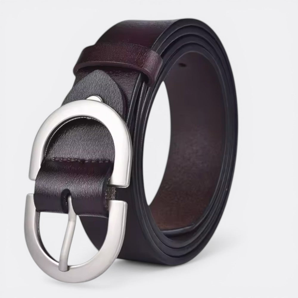 Belle Ceinture Homme Cuir - Marron Foncé 100cm | Le monde de la ceinture