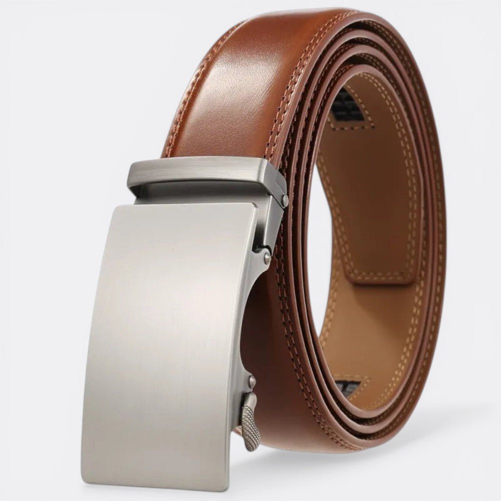 Ceinture à Boucle Automatique - Marron 110cm | Le monde de la ceinture