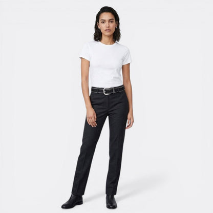 Ceinture a Trou Boucle Argenté - Rose 95cm | Le monde de la ceinture