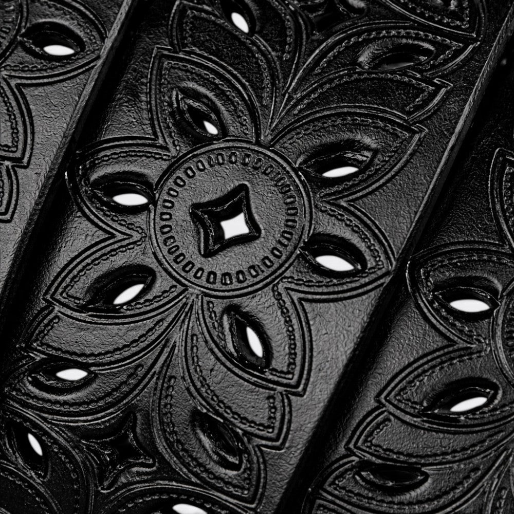 Ceinture a Trou Cuir Femme - Blanc 110cm | Le monde de la ceinture