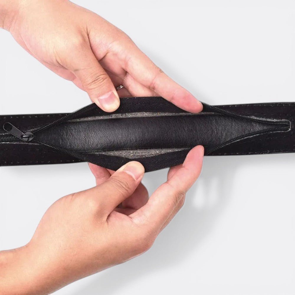 Ceinture Antivol Cuir - Marron 115cm | Le monde de la ceinture