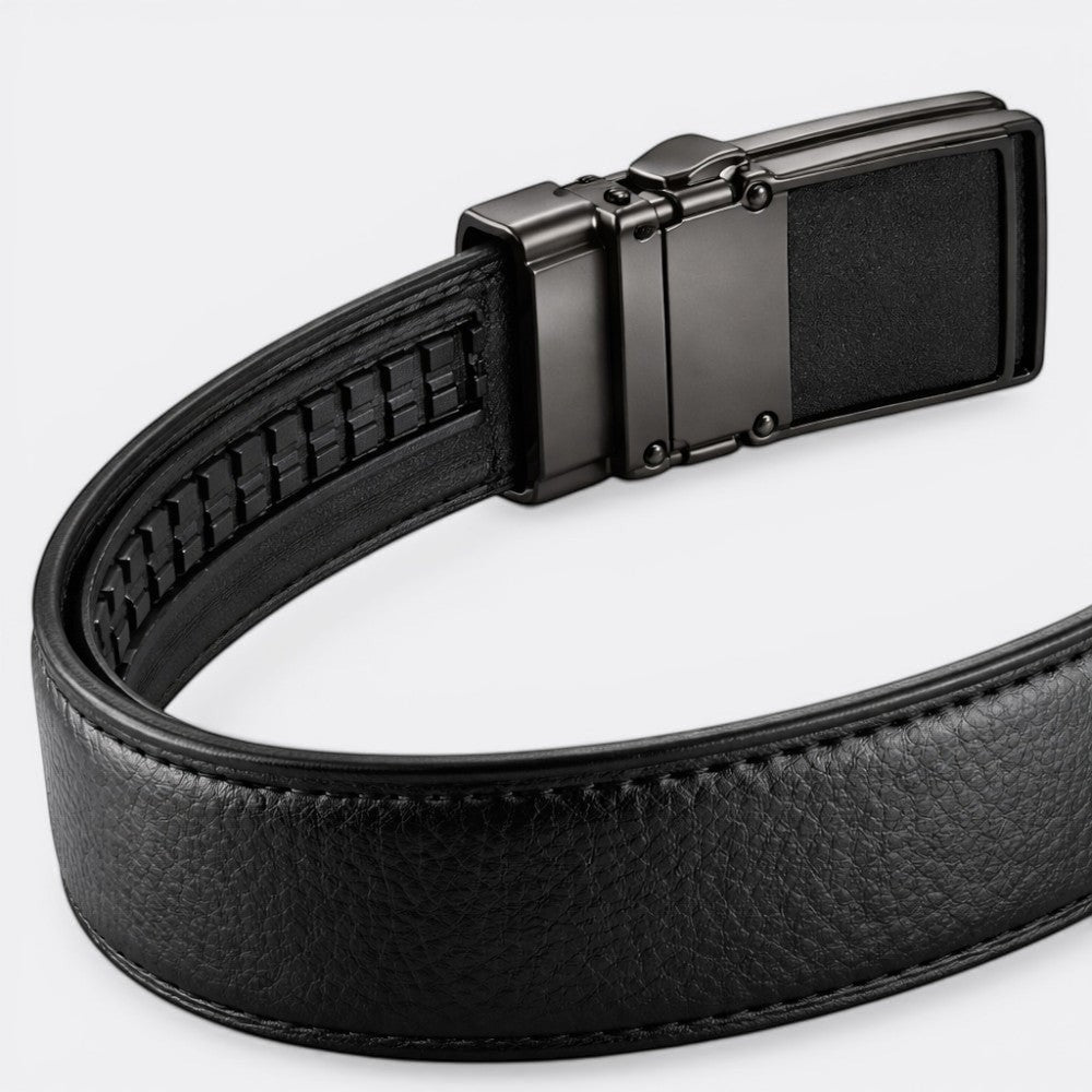 Ceinture Automatique Homme Cuir - Marron Foncé 110cm | Le monde de la ceinture