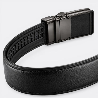 Ceinture Automatique Homme Cuir - Marron Foncé 110cm | Le monde de la ceinture