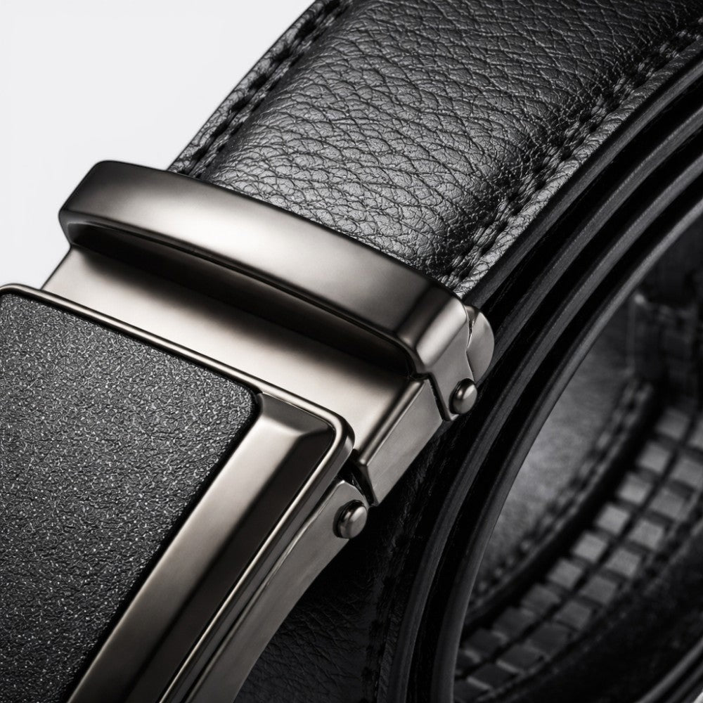 Ceinture Automatique Homme Cuir - Marron Foncé 110cm | Le monde de la ceinture