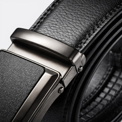 Ceinture Automatique Homme Cuir - Marron Foncé 110cm | Le monde de la ceinture