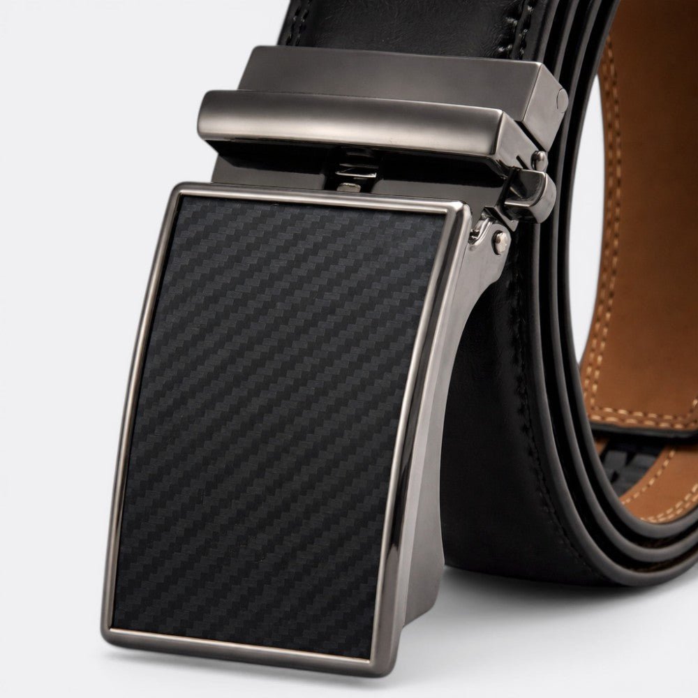 Ceinture avec Boucle Automatique - Marron 115cm | Le monde de la ceinture