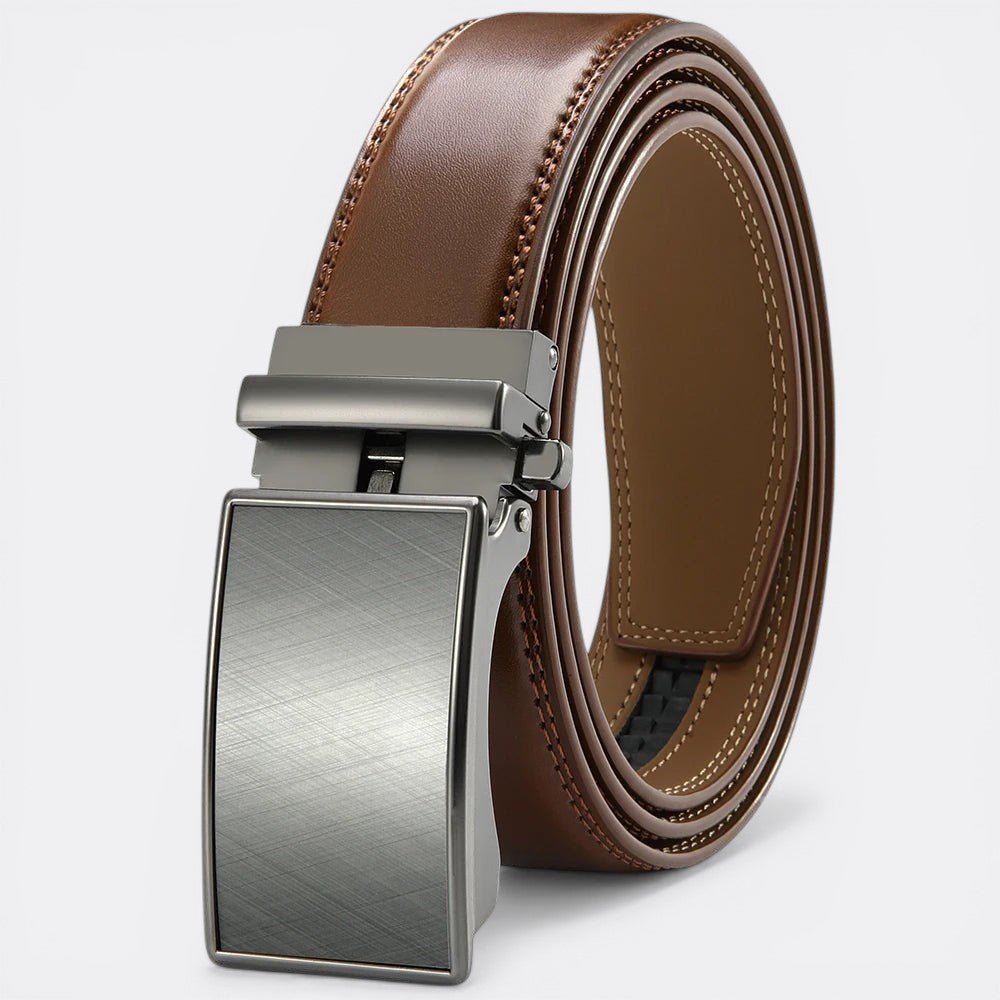 Ceinture avec Boucle Automatique - Marron 115cm | Le monde de la ceinture