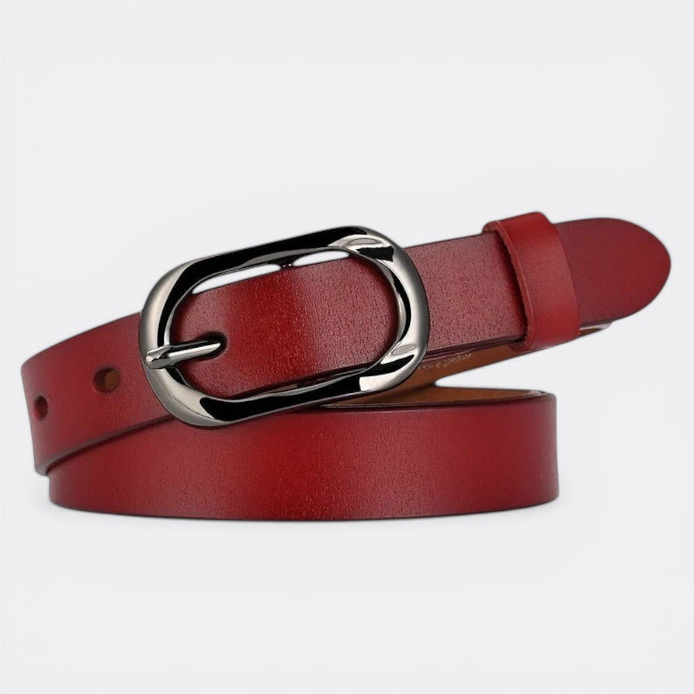Ceinture Basique Femme - Bordeaux 95cm | Le monde de la ceinture