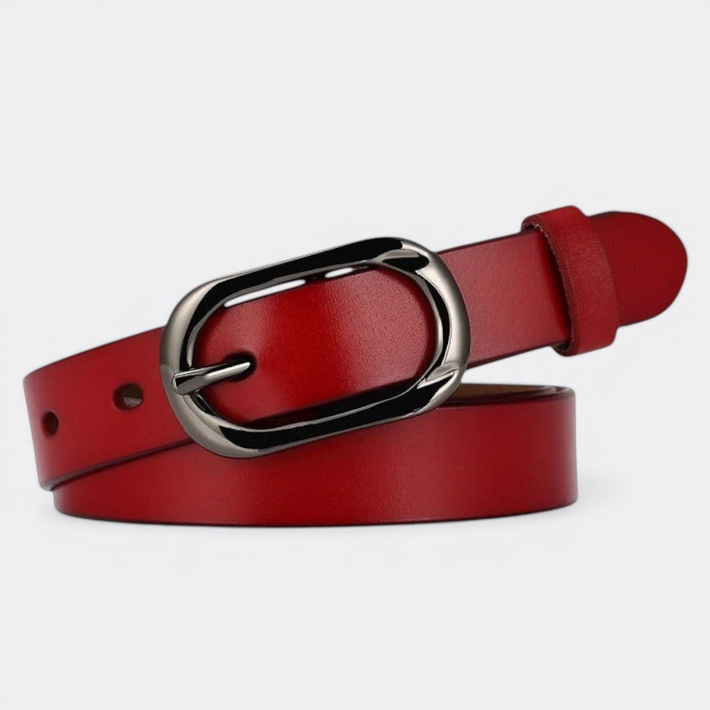 Ceinture Basique Femme - Rouge 95cm | Le monde de la ceinture
