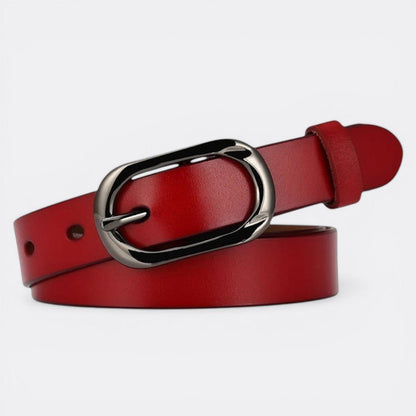 Ceinture Basique Femme - Rouge 95cm | Le monde de la ceinture