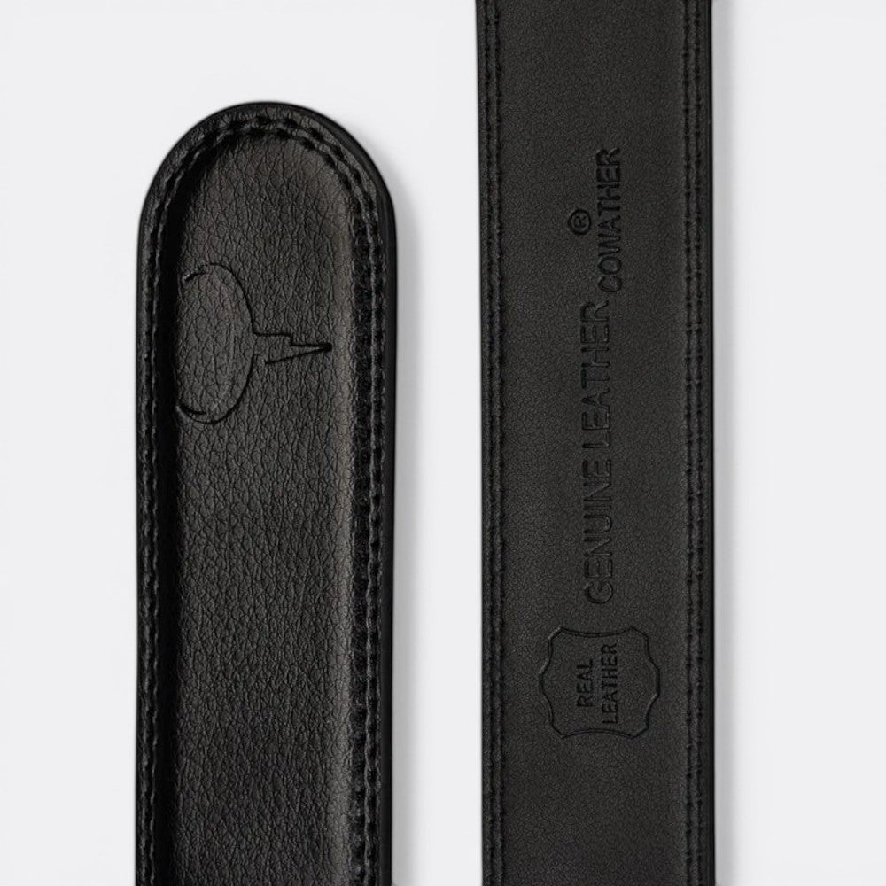 Ceinture Boucle Automatique Homme - Noir 110cm | Le monde de la ceinture