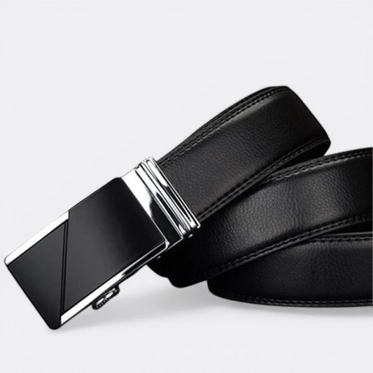 Ceinture Boucle Automatique Homme - Noir 110cm | Le monde de la ceinture