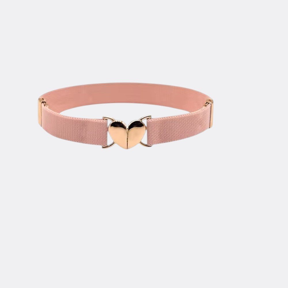 Ceinture Boucle Coeur - Noir | Le monde de la ceinture