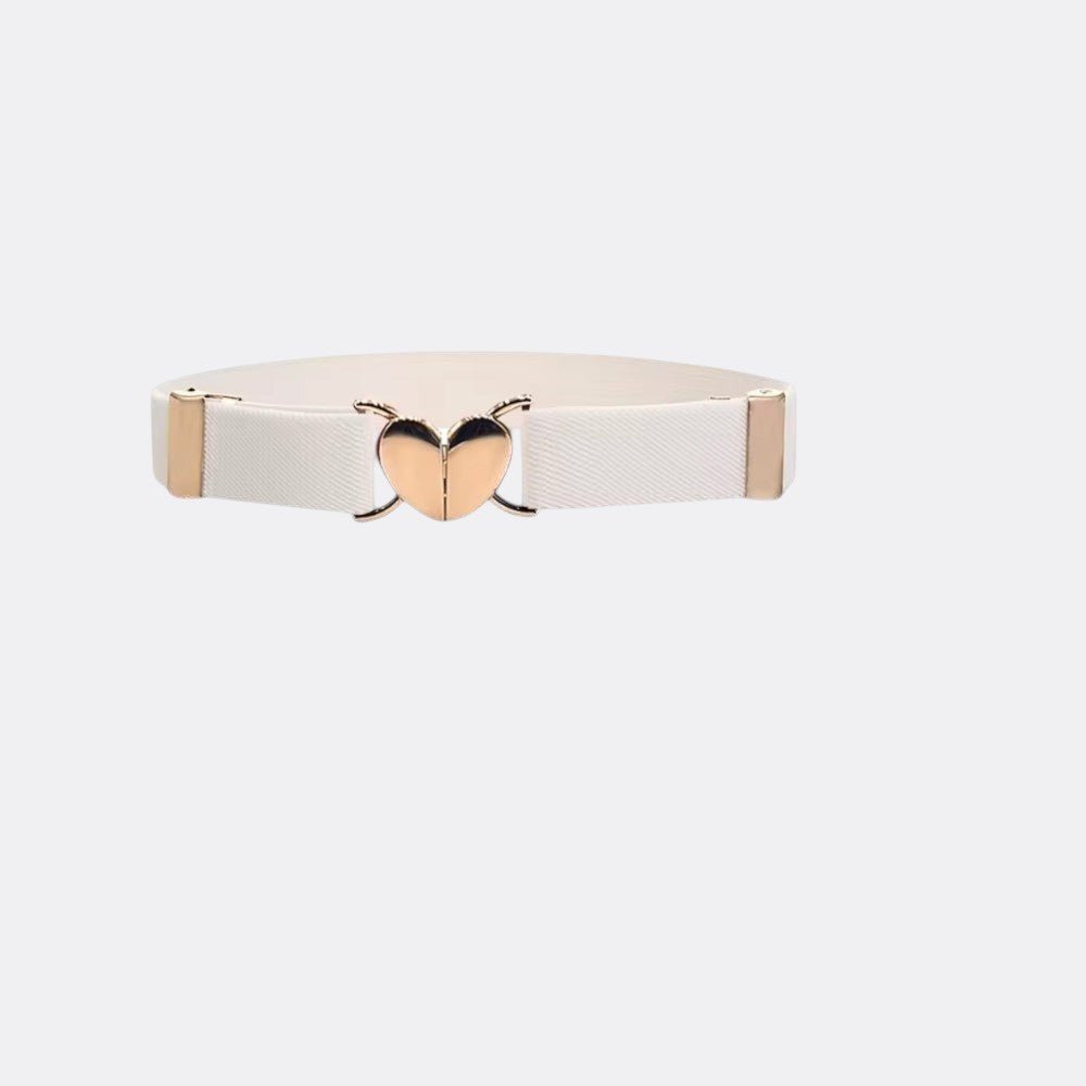 Ceinture Boucle Coeur - Noir | Le monde de la ceinture