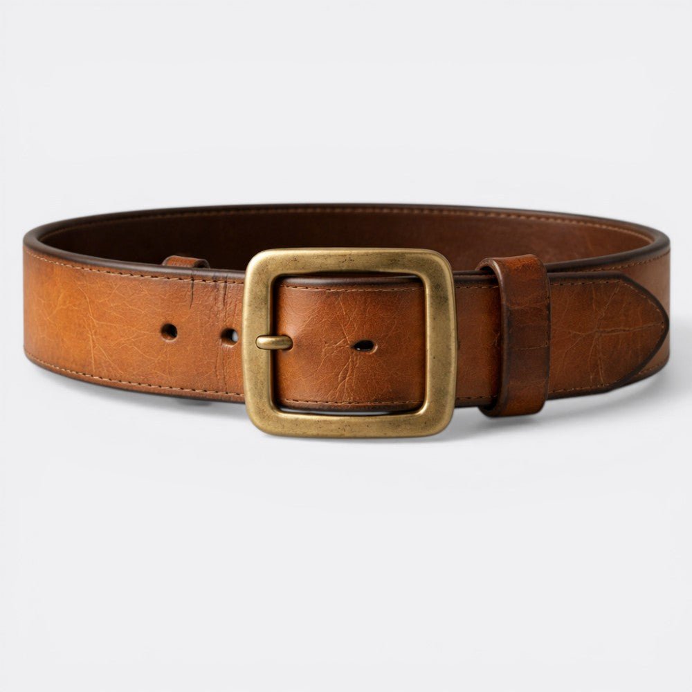 Ceinture Boucle Dorée Femme - Noir 105cm | Le monde de la ceinture