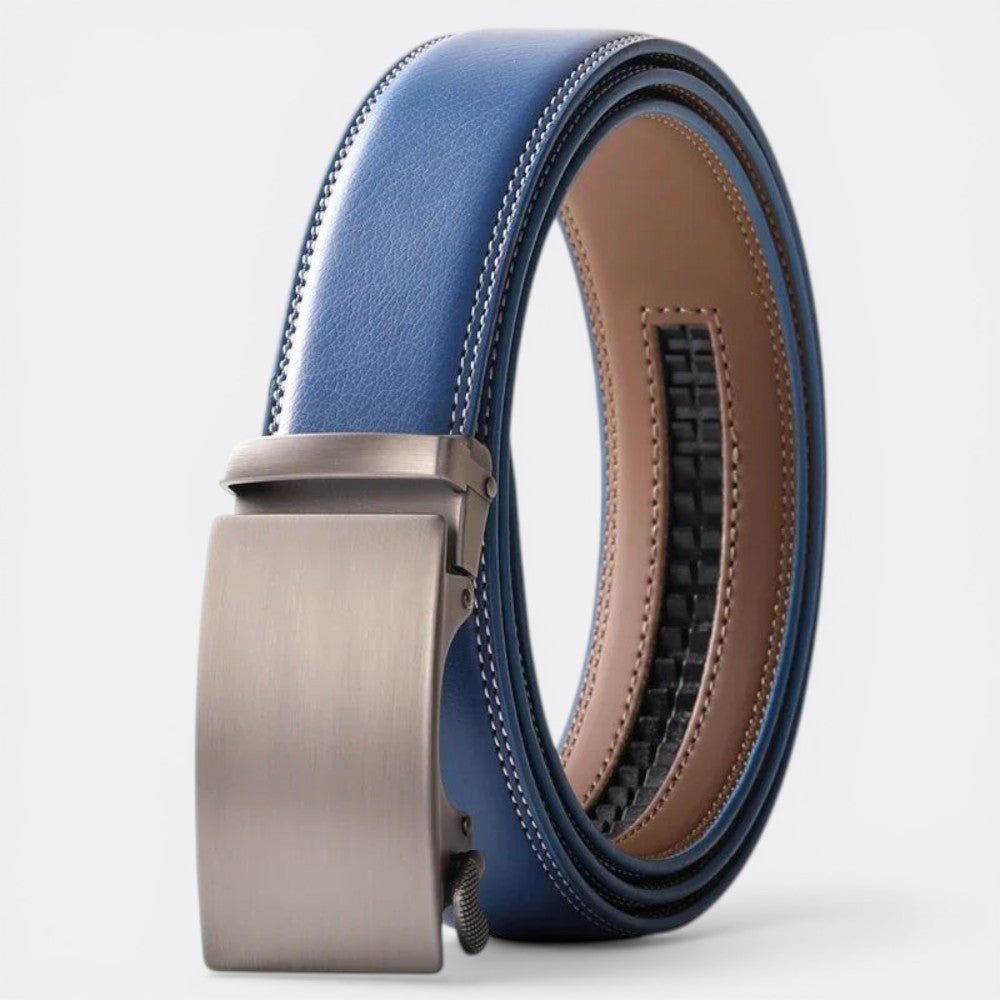 Ceinture Boucle en Métal - Bleu 110cm | Le monde de la ceinture