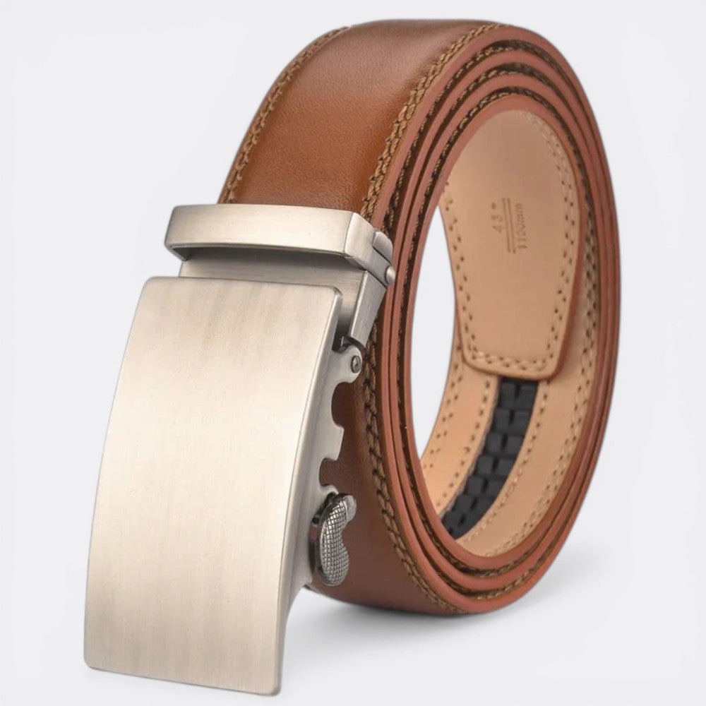 Ceinture Boucle en Métal - Marron Foncé 110cm | Le monde de la ceinture