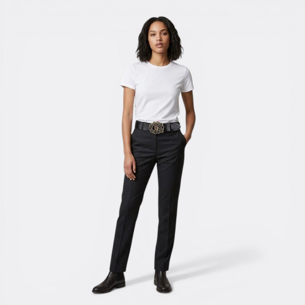 Ceinture Boucle Vintage - Blanc 105cm | Le monde de la ceinture