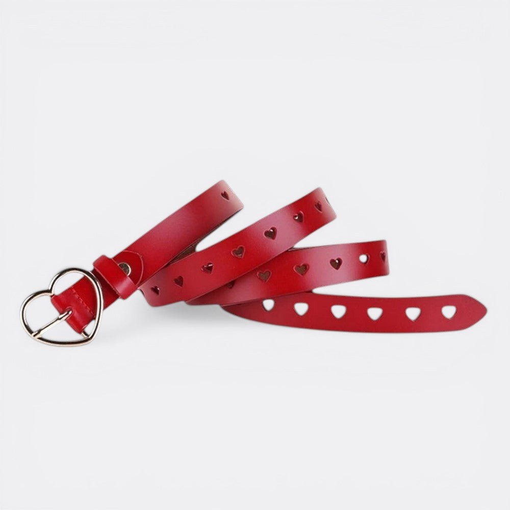 Ceinture Coeur Femme - Blanc 95 cm | Le monde de la ceinture