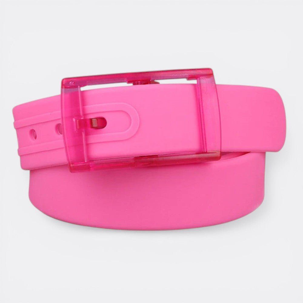 Ceinture Colorée - Rose Fluo | Le monde de la ceinture