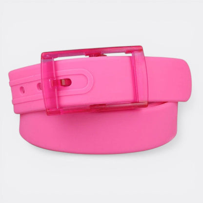 Ceinture Colorée - Rose Fluo | Le monde de la ceinture