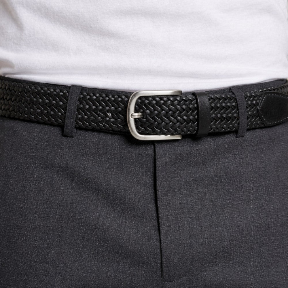 Ceinture Corde Tressée - Beige 105cm | Le monde de la ceinture
