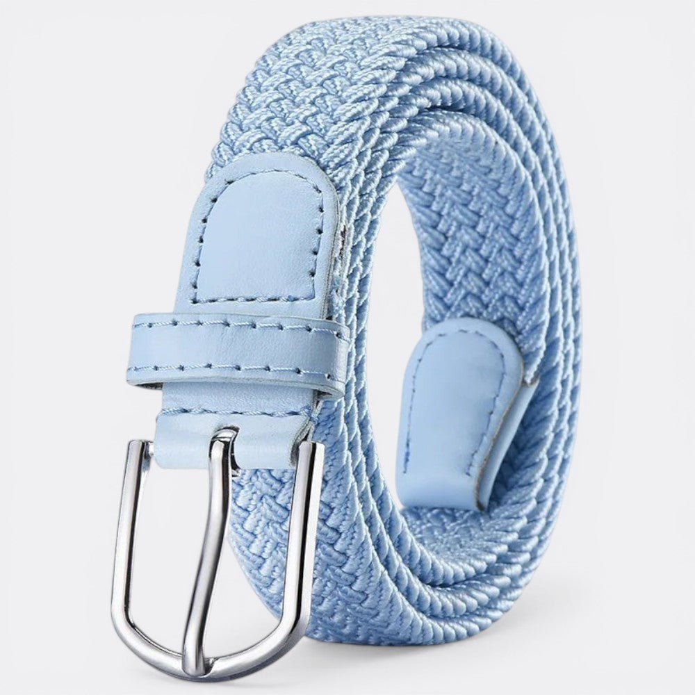 Ceinture Corde Tressée - Bleu Ciel 105cm | Le monde de la ceinture