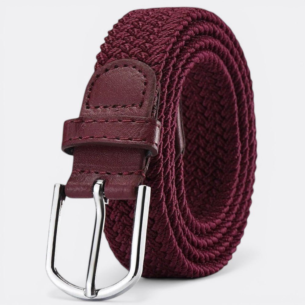 Ceinture Corde Tressée - Bordeaux 105cm | Le monde de la ceinture