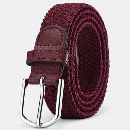 Ceinture Corde Tressée - Bordeaux 105cm | Le monde de la ceinture