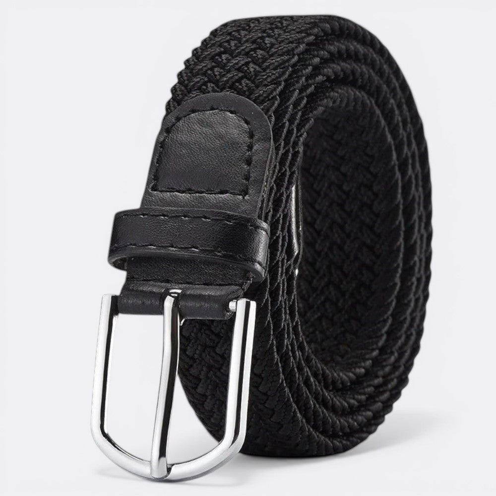 Ceinture Corde Tressée - Noir 105cm | Le monde de la ceinture