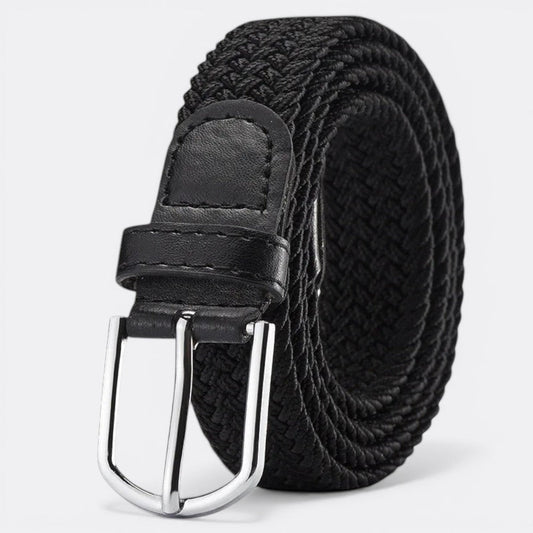 Ceinture Corde Tressée - Noir 105cm | Le monde de la ceinture