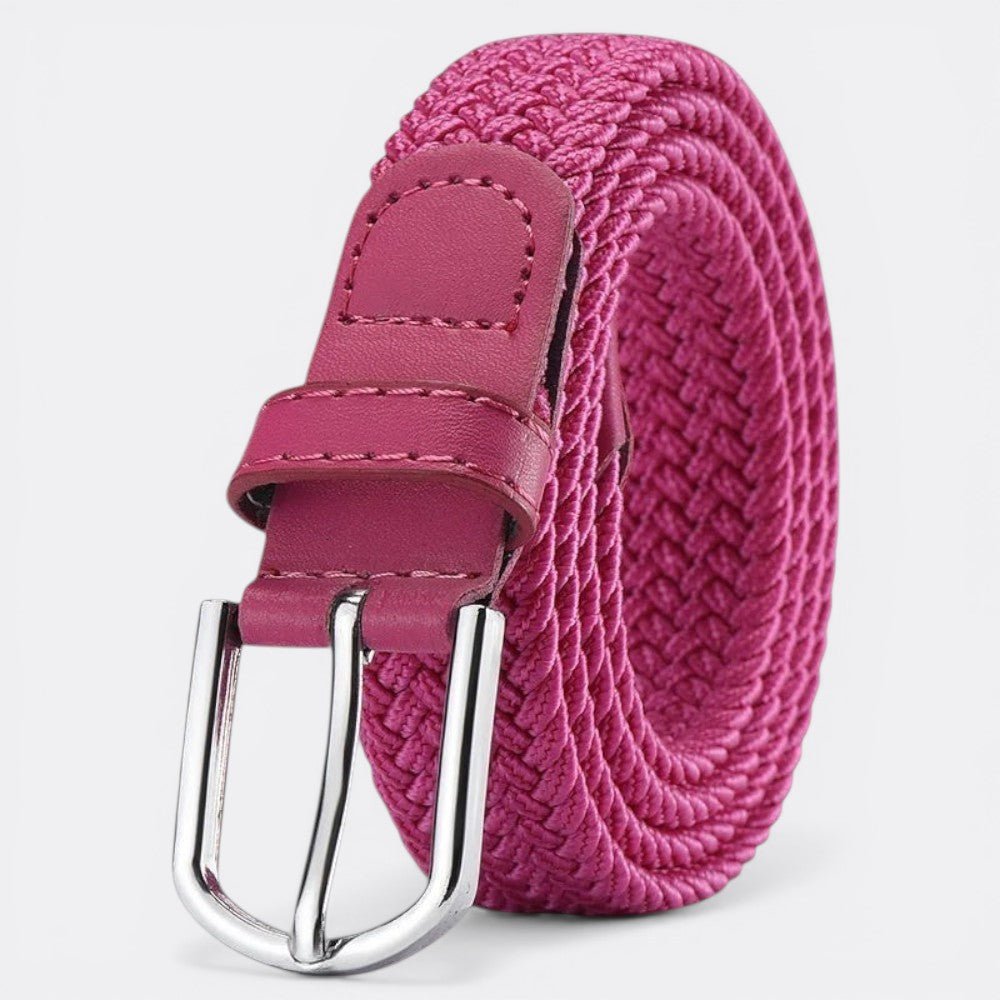 Ceinture Corde Tressée - Rose 105cm | Le monde de la ceinture