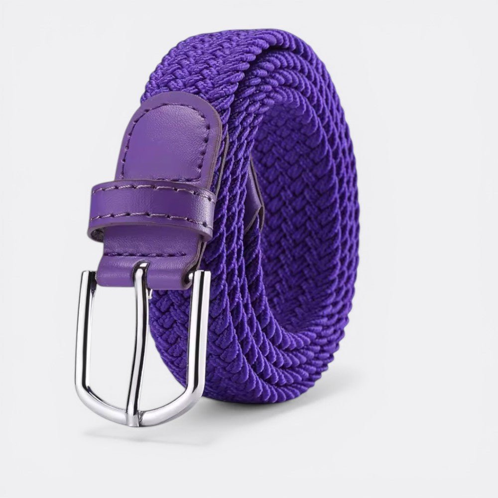 Ceinture Corde Tressée - Violet 105cm | Le monde de la ceinture