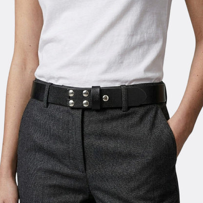 Ceinture Cuir a Pression - Marron 100cm | Le monde de la ceinture