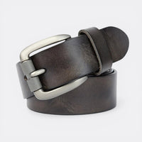 Ceinture Cuir Boucle Carrée Femme - Noir 105cm | Le monde de la ceinture