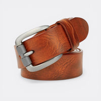 Ceinture Cuir Boucle Carrée Femme - Orange 105cm | Le monde de la ceinture