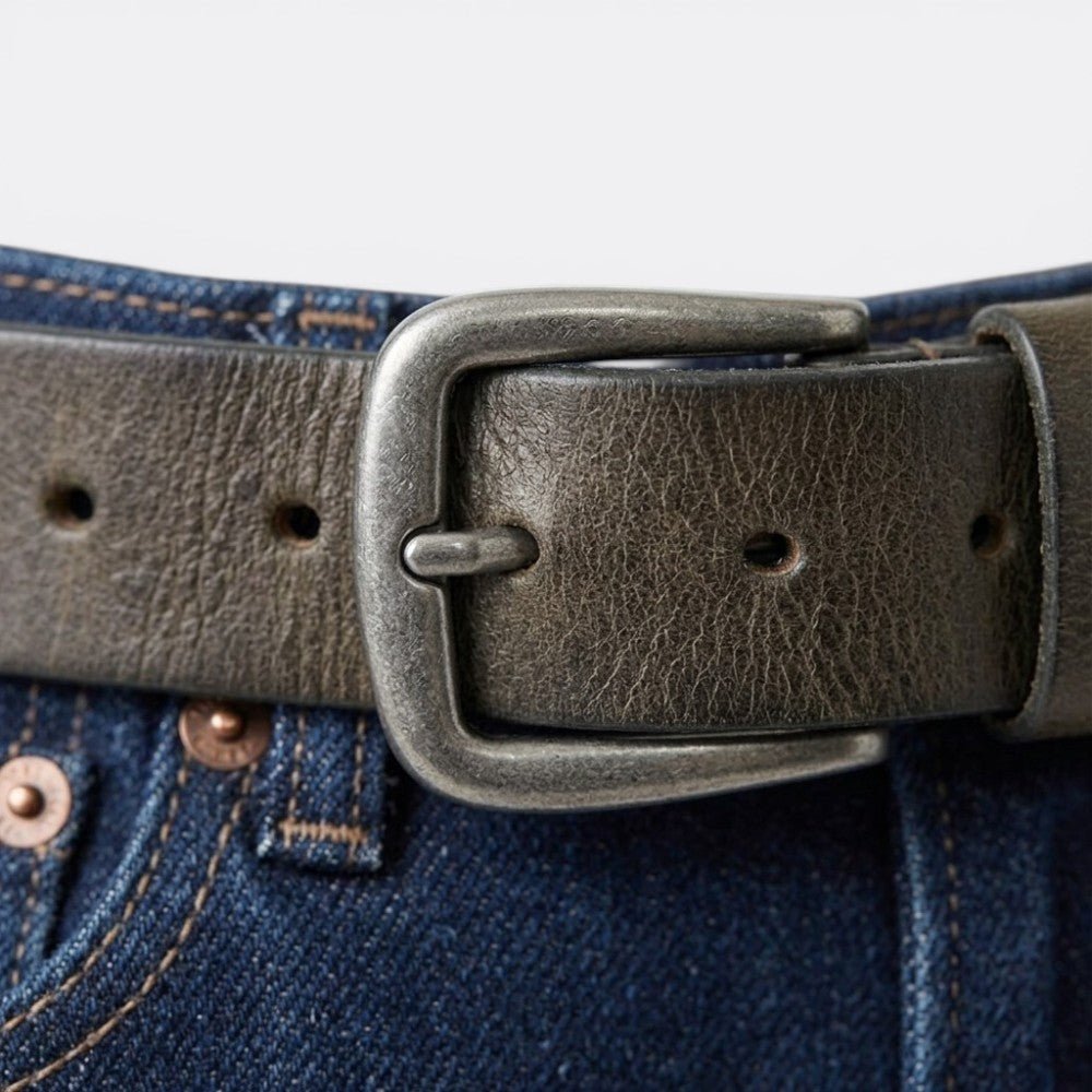 Ceinture Cuir Boucle Carrée Femme - Orange 105cm | Le monde de la ceinture