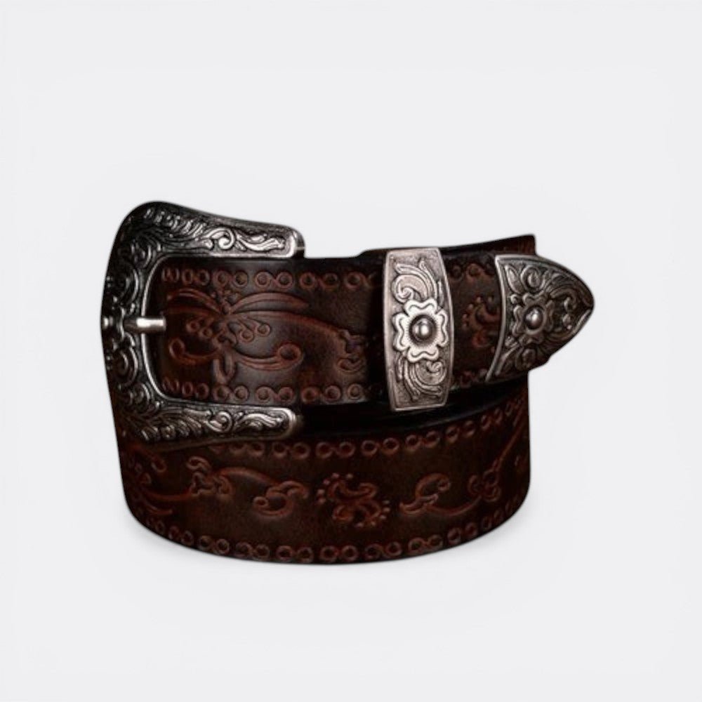 Ceinture Cuir Cowboy - Marron 105cm | Le monde de la ceinture